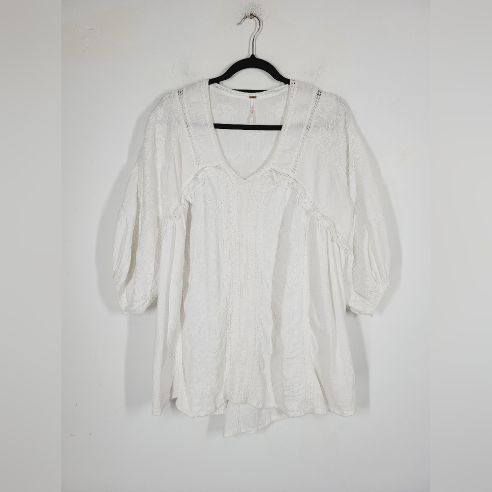 Free People Elegant White Women's Top, Size Small